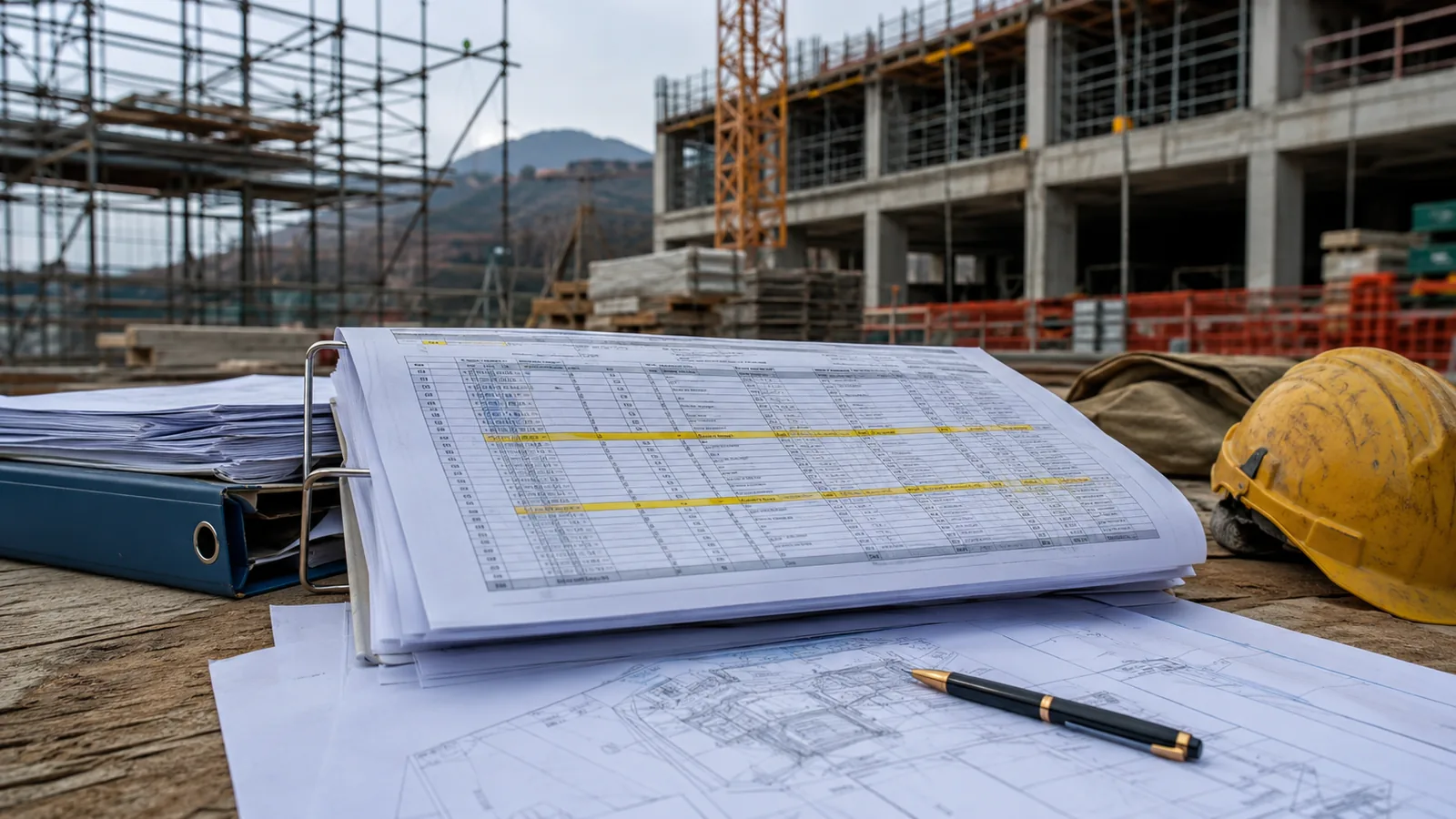 Registro dei SAL con le trattenute evidenziate cantiere per cantiere